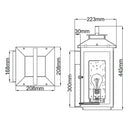 Atwater Medium Lantern Wall Light