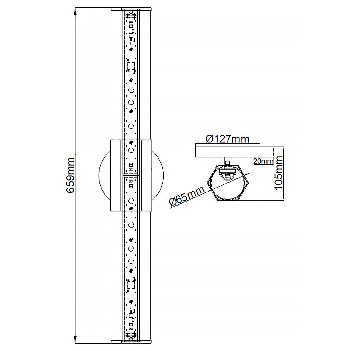 Facet Dual Wall Light