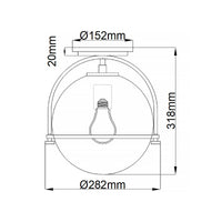 Somerset Ceiling Light