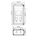 Sutcliffe Twin Wall Light