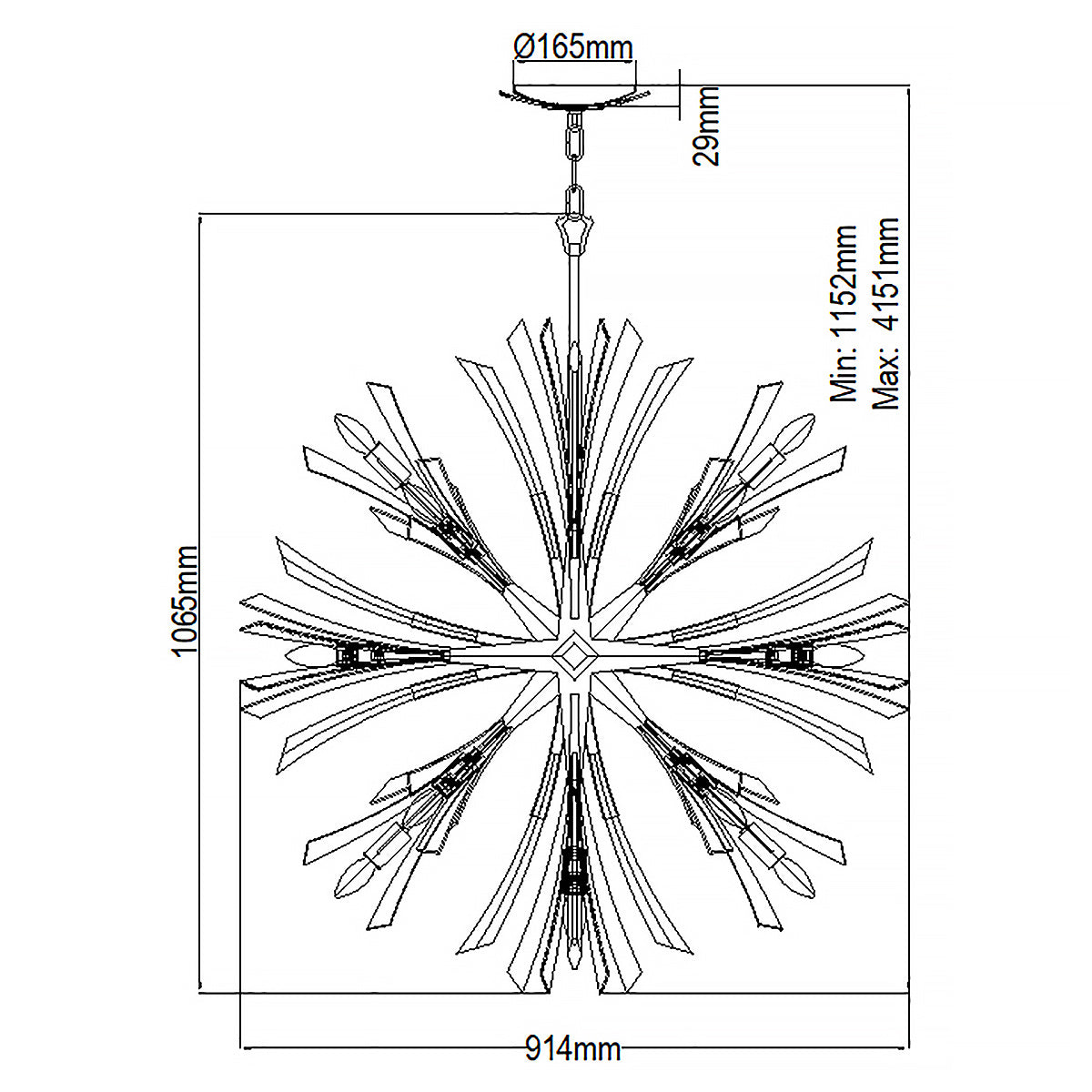 Vidaa Large Pendant Light