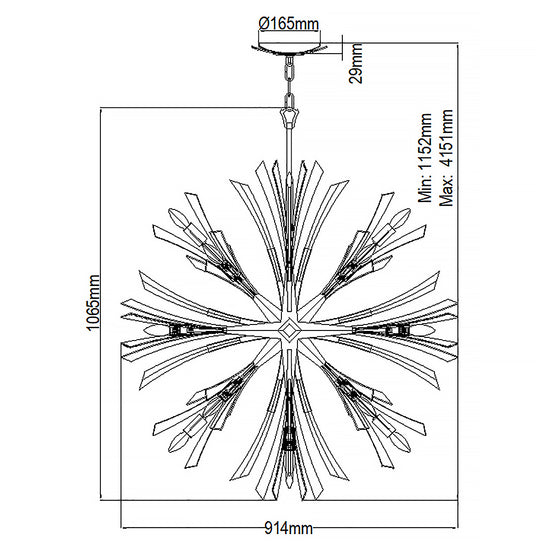Vidaa Large Pendant Light