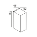 IP44.de Iem.2 Down Wall Light | All Square Lighting