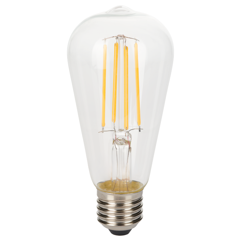3.8W Clear HE LED Filament Squirrel Cage Lamp