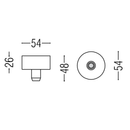 Box Surface Grip Ceiling Rose