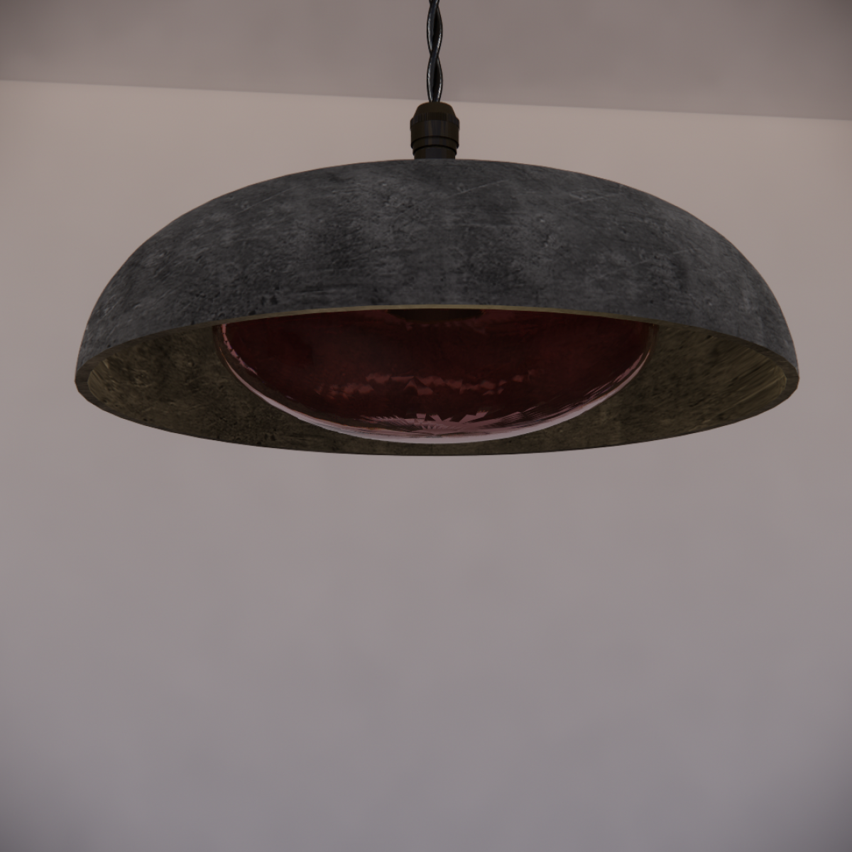 Noctilucia Shell Large Pendant Light