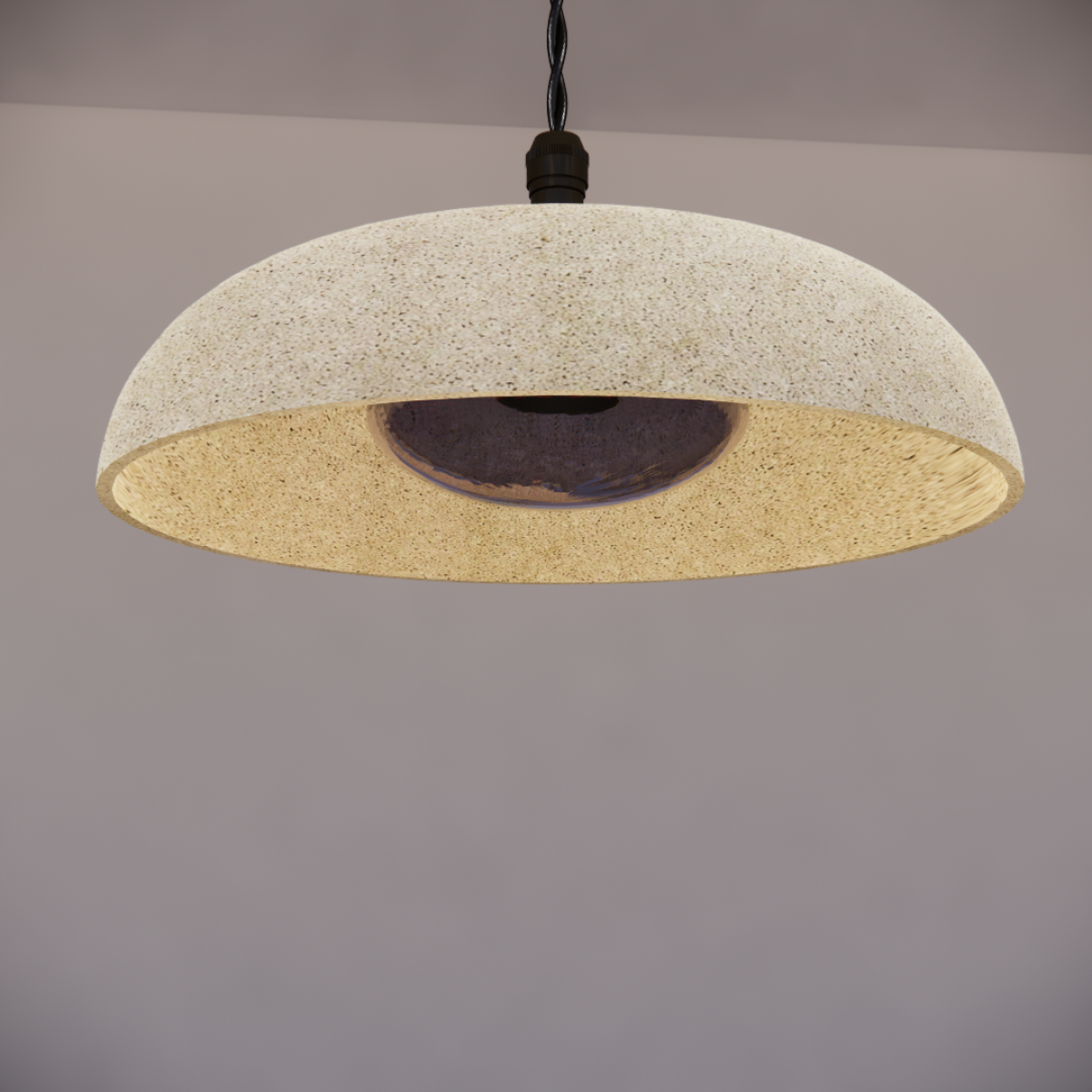 Noctilucia Shell Medium Pendant Light