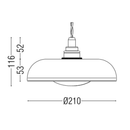 Noctilucia Shell Medium Pendant Light