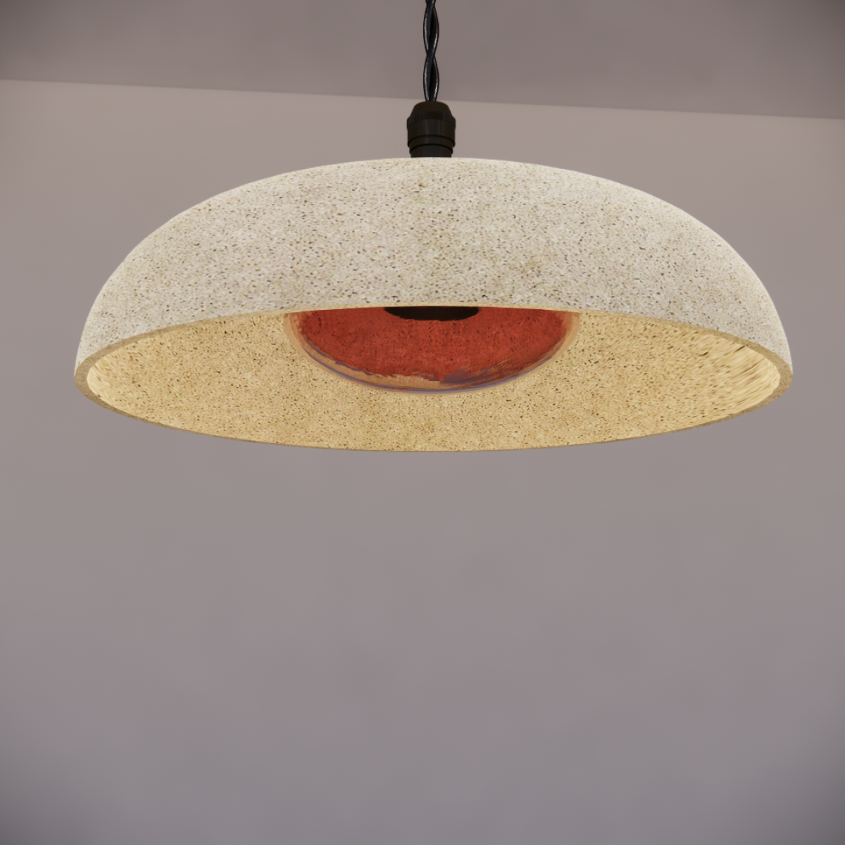 Noctilucia Shell Medium Pendant Light