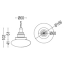 Noctilucia Small Pendant Light