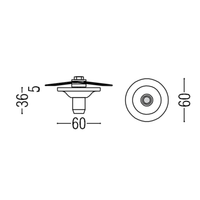 Pulo Mini Spring Ceiling Rose