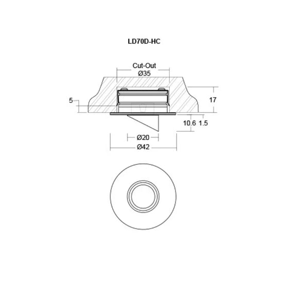 LD70D HC Downlight