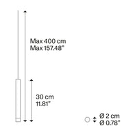 Lodes A-Tube Nano Small Pendant Light | All Square Lighting
