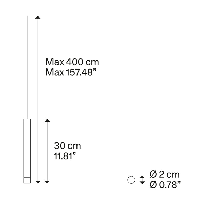Lodes A-Tube Nano Small Pendant Light | All Square Lighting