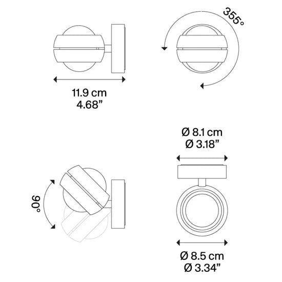Nautilus Mini Wall Light
