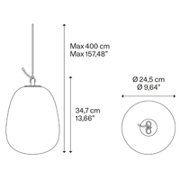 Lodes Oblò Large Pendant Light | All Square Lighting