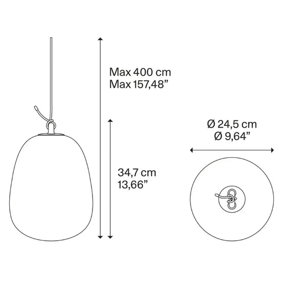 Oblò Large Pendant Light