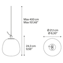 Lodes Oblò Small Pendant Light | All Square Lighting