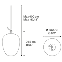 Lodes Oblò Medium Pendant Light | All Square Lighting
