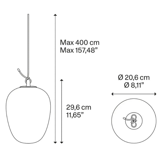 Oblò Medium Pendant Light