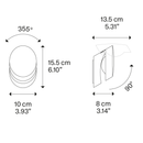 Lodes Pin-Up Wall Light | All Square Lighting