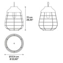 Stitch Large Outdoor Floor Lamp