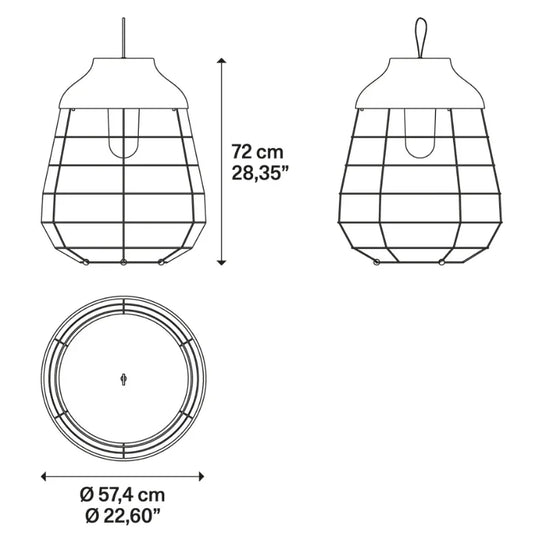 Stitch Large Outdoor Floor Lamp