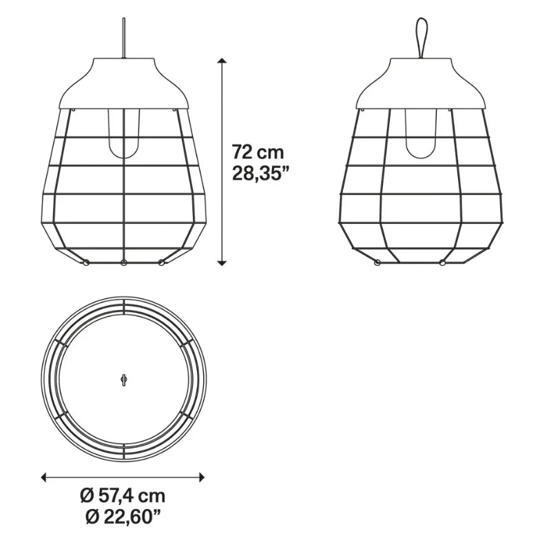 Stitch Large Outdoor Floor Lamp