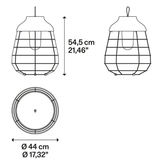 Stitch Medium Outdoor Floor Lamp