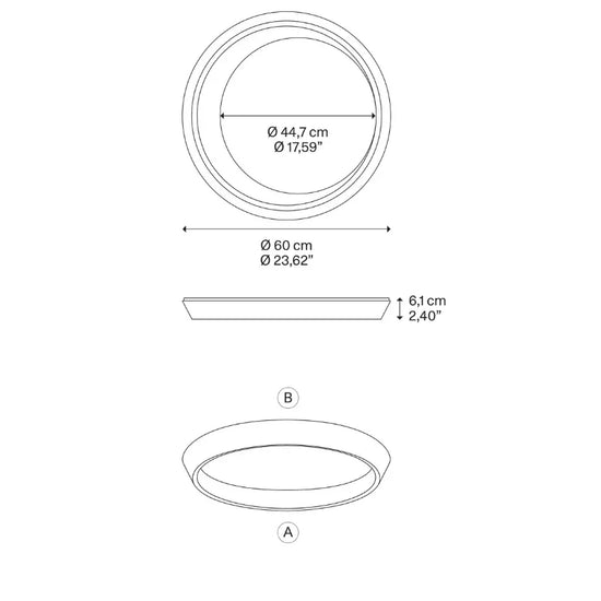 Tidal 60 Ceiling Light