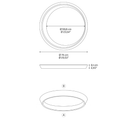 Tidal 75 Ceiling Light