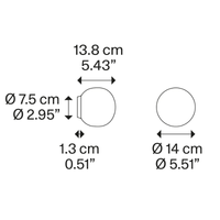 Lodes Volum 14 Wall Light | All Square Lighting