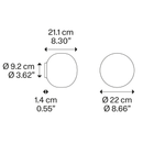 Lodes Volum 22 Wall Light | All Square Lighting