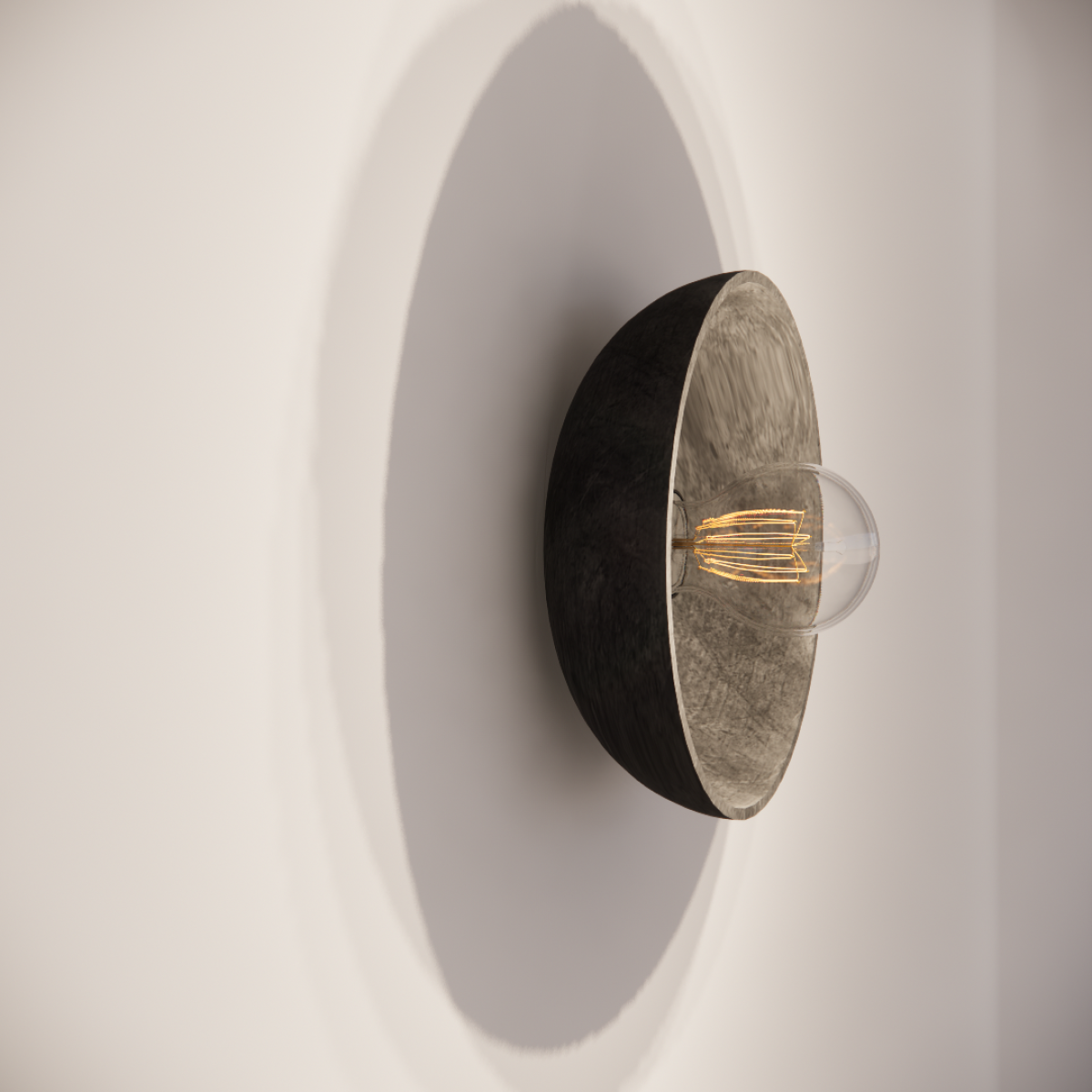 Ceramic Shell Medium Wall Light