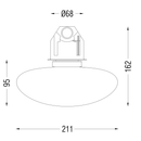 Noctilucia Large Wall Light