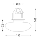 Noctilucia Medium Wall Light