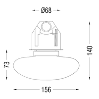 Noctilucia Medium Wall Light