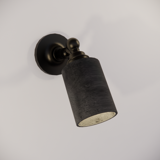 Pluo Ceramic Tube Flat Wall Light