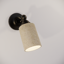 Pluo Ceramic Tube Flat Wall Light