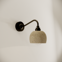 Pluo Curve Ceramic Convex High Wall Light
