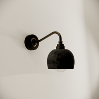 Pluo Curve Ceramic Convex High Wall Light
