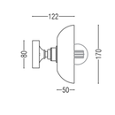 Pluo Shell Medium Wall Light