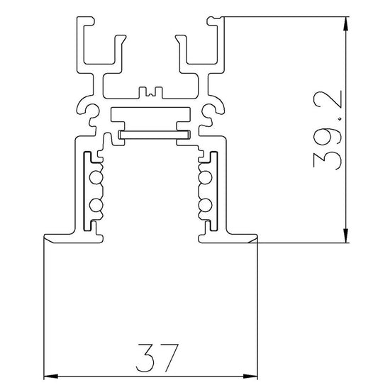Low Voltage Recessed Track