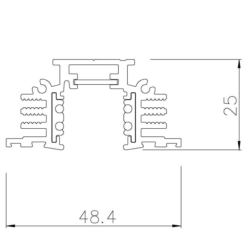 Low Voltage Trimless Track