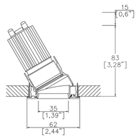 Mix60 HE Duo Accent Trim Downlight