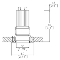 Mix60 HE Duo Fixed Trim Downlight