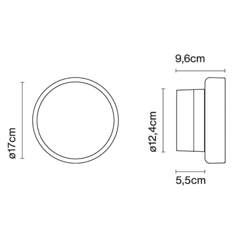 Roc Plus Wall Light