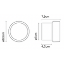 Marset Roc Mini Wall Light | All Square Lighting