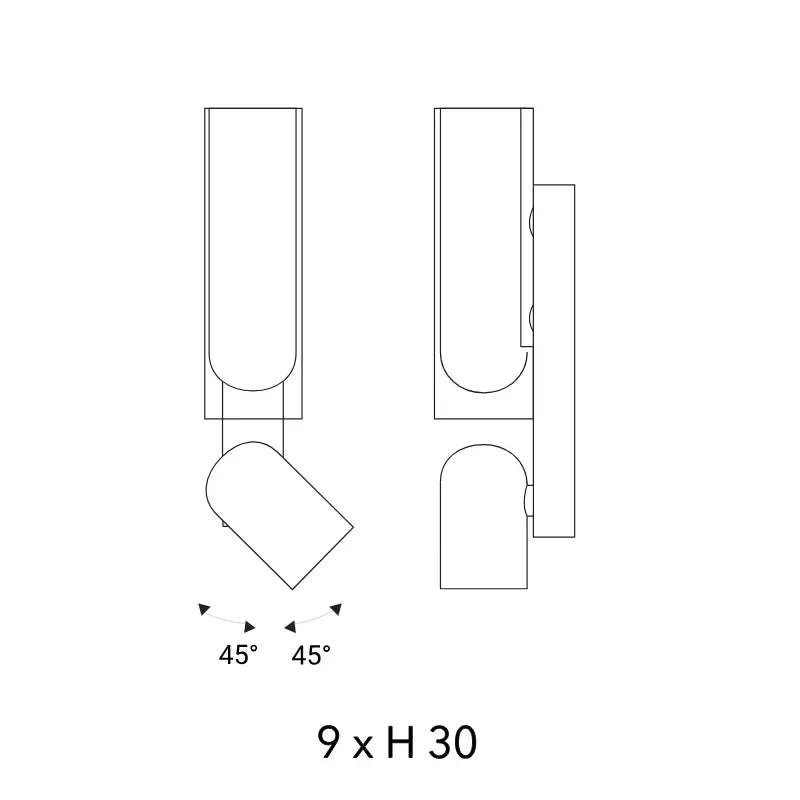 Clash Adjustable Wall Light