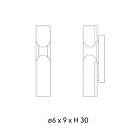 Clash Fixed Wall Light